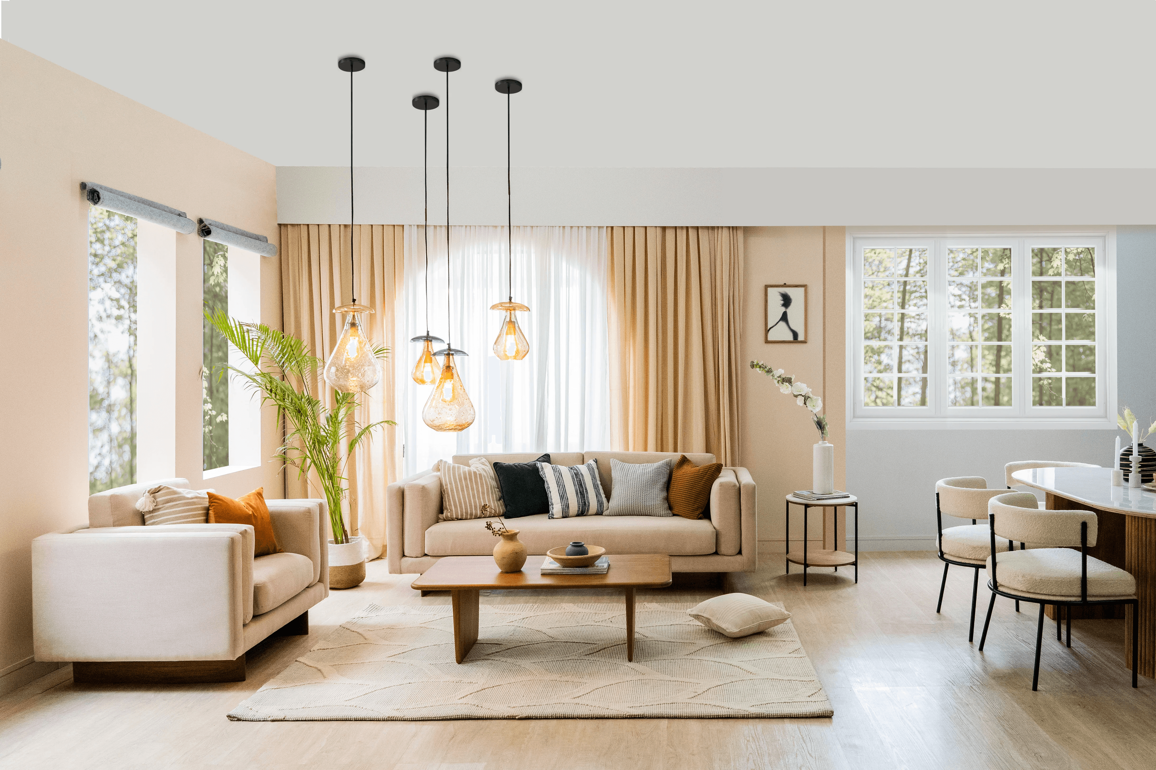 Living Room with modular furniture in Gwalior, by Swastik Living