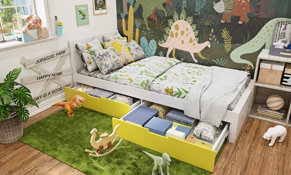 Kids Room with modular furniture in Katni, by Swastik Living